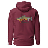 Tri-Trout (On Back) Premium Hoodie