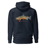 Tri-Trout (On Back) Premium Hoodie