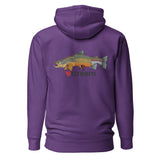 Tri-Trout (On Back) Premium Hoodie