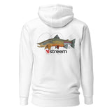 Tri-Trout (On Back) Premium Hoodie