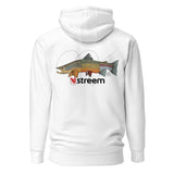 Streem Logo Front | Tri-Trout Back - Premium Hoodie (Light Colors)